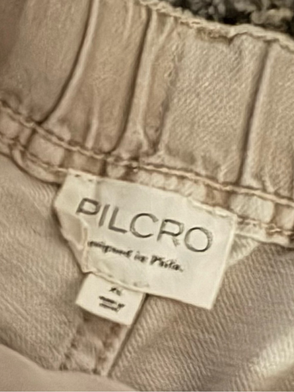 Pilcro Wide Leg Pants in Light Tan
